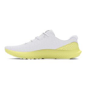 Under Armour Women's Charged Surge 4, (102) White/Sonic Yellow/Black, 8.5, US